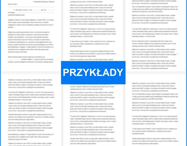 Ocena pracownicza - przykłady